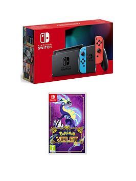 Nintendo Switch Neon Console 1.1 &Amp; Pokemon Violet