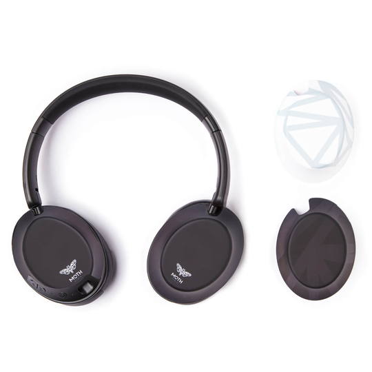 MOTH Monochrome Over-Ear Headphones & Caps