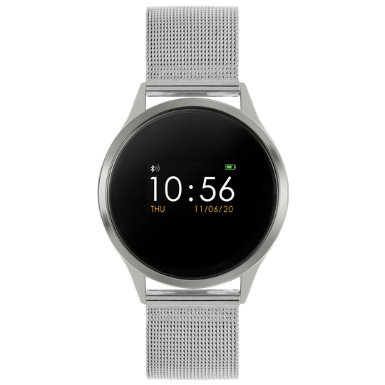 Reflex Active Men's Silver Mesh Bracelet Smart Watch