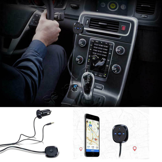 Bluetooth Receiver BT to Aux Adapter Car Audio Kit with 3.5mm Dongle USB Charger