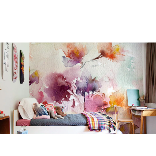 Aeralyn Floral Pastel Floral Flowers Wallpaper
