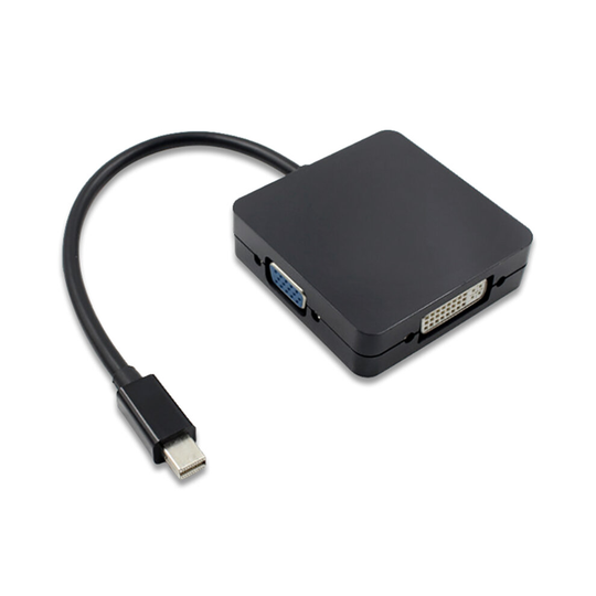 Mini Display Port Thunderbolt to VGA HDMI DVI Adapter for MacBook Air Pro Mac