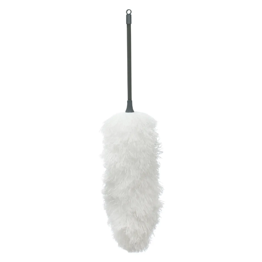 JVL Lightweight Flexible Microfibre Duster with Pole Grey / Turquoise