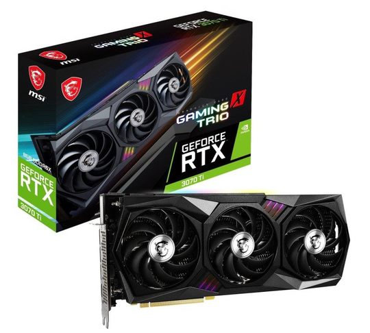MSI GeForce RTX 3070 Ti 8GB GAMING X TRIO Ampere Graphics Card