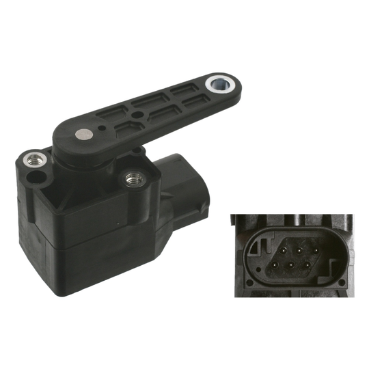 Sensor, Xenon light (headlight range adjustment) 37150 FEBI 37150