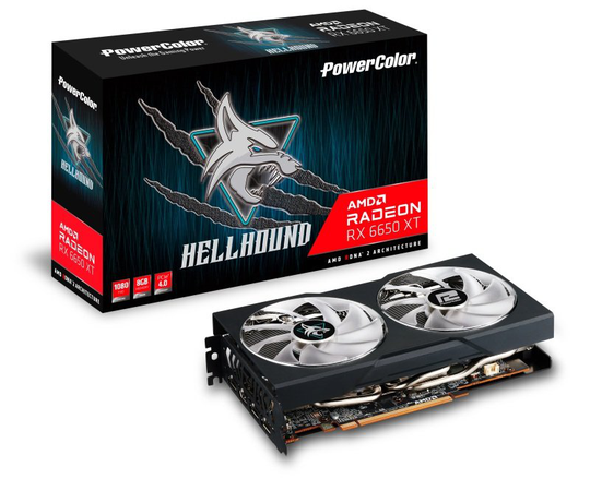 PowerColor Radeon RX 6650 XT 8GB Hellhound Graphics Card