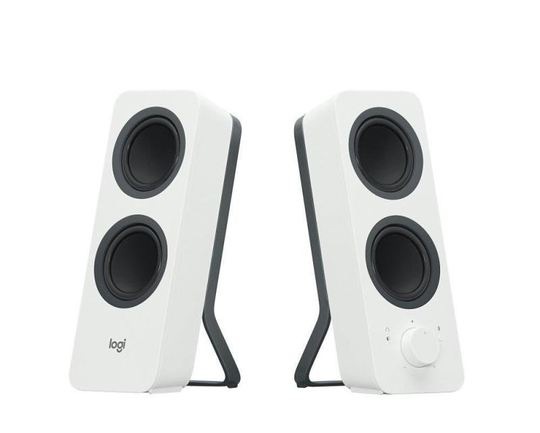 Logitech Z207 2.0 Bluetooth Computer Speakers, White