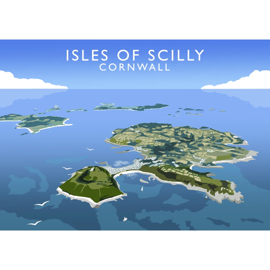 Isles of Scilly by Richard O'Neil - Graphic Art Print on Paper