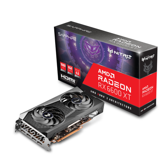 Sapphire Radeon RX 6600 XT 8GB NITRO+ Graphics Card