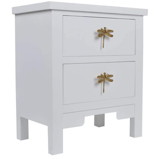 Drews 2 Drawer Bedside Table
