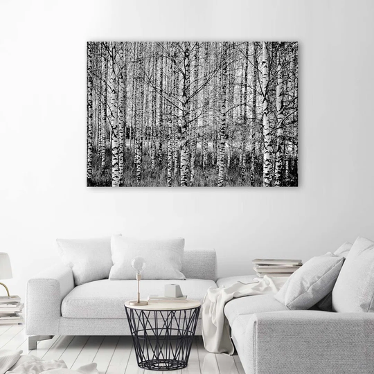 Canvas Print Birch Forest