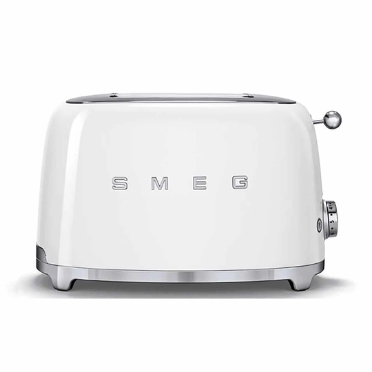 Smeg TSF01WHUK 50's Retro Style 2 Slice Toaster - White