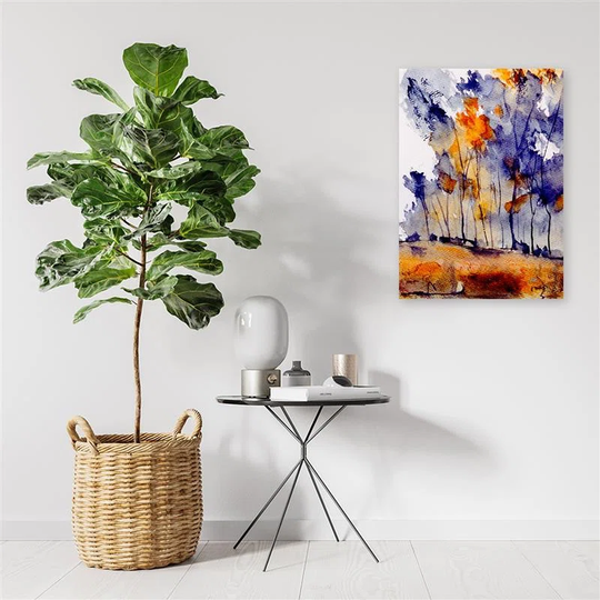 Canvas Print Abstract Nature Trees