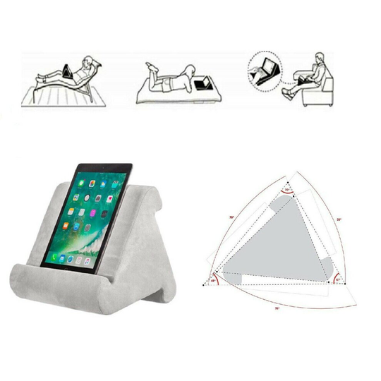 Lightweight Tablet Pillow Stand For iPad Book Holder Rest Lap Reading Cushion