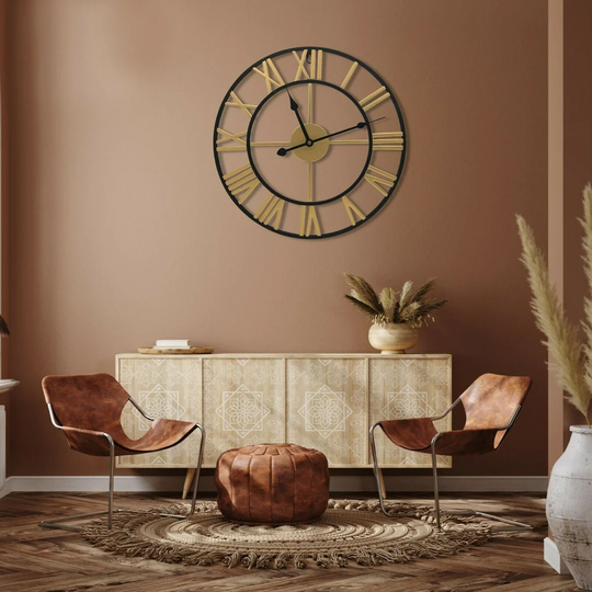 Bazile 60cm Wall Clock