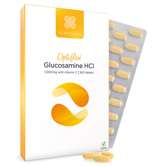 Healthspan Optiflex Glucosamine HCI 1,000mg , 160 Tablets, with Vit C