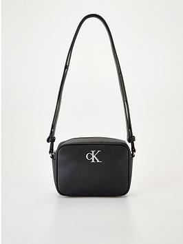 Calvin Klein Jeans Minimal Monogram Camera Bag - Black