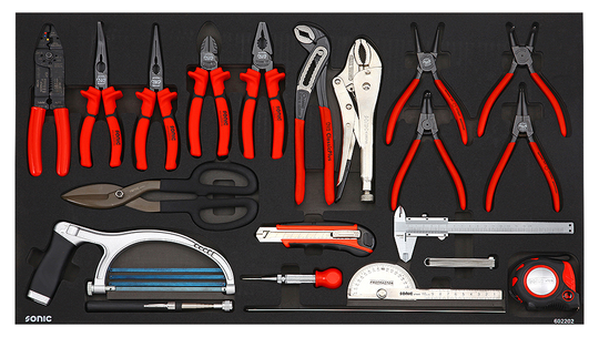 Sonic Pliers & Cutting Set Jumbo (9 German) 22-piece 602204
