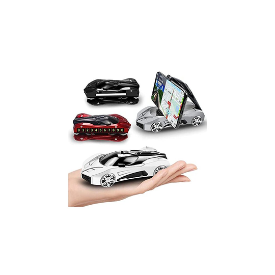 Multifunctional Car Phone Holder Super Sports Car Model Bracket Phone Number Plate Phone Mounts Aromatherapy Ornament Stands Car Home Decoration