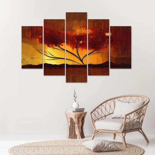 Canvas Print Africa Tree