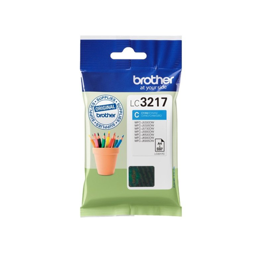 Brother LC3217C Cyan Ink Cartridge