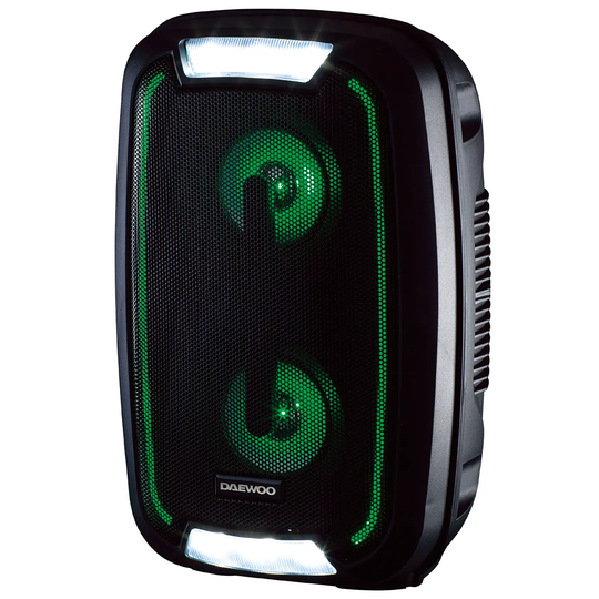 Daewoo Rechargeable Bluetooth Party Speaker with Colour Changing Lights