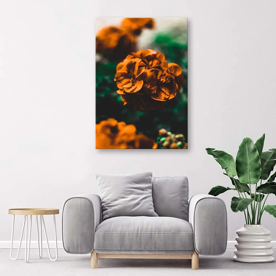 Canvas Print Orange Flowers