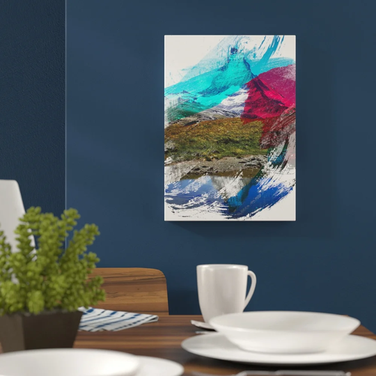 'Matterhorn Mountain Zermatt Landscape' Graphic Art Print Poster