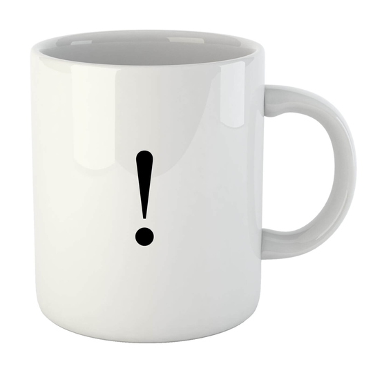 Bodoni Alphabet Mugs - ! Mug