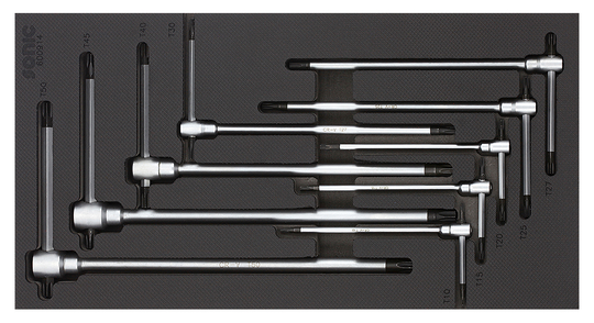 Sonic T-Handle Key Set TX 3-Way with Slide Handle 9-Piece 600914