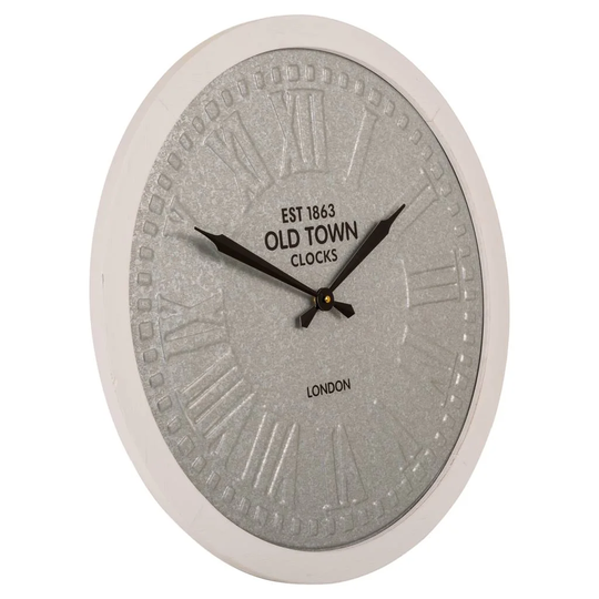 Fitts 60cm Silent Wall Clock
