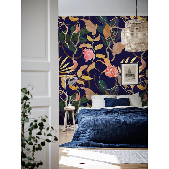 Anael Floral Wallpaper