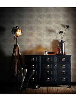 Clarke & Clarke Fusion Igneous Wallpaper &Ndash; Champagne