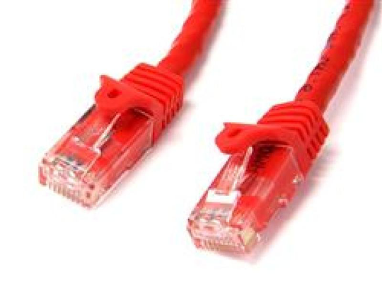 StarTech Cat6 Patch Cable With Snagless RJ45 Connectors 1M Red