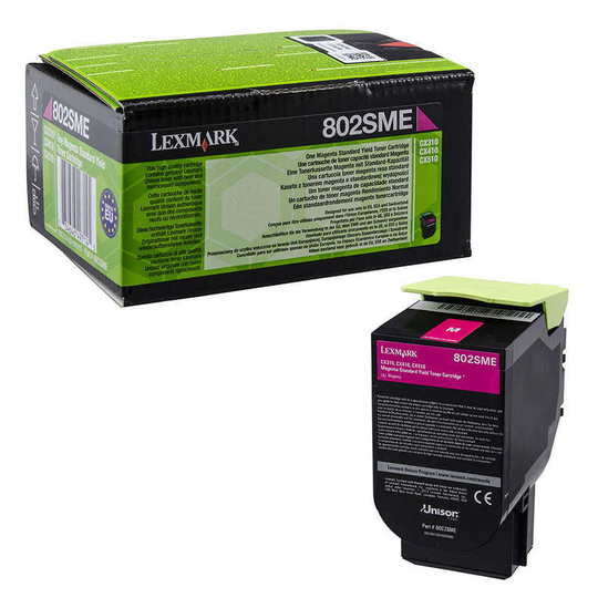 Lexmark 802SME 2K Magenta Corporate Toner Cartridge