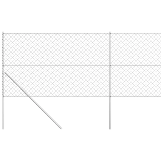 Shahen Chain Link Fence with Posts 15m x 1.5m
