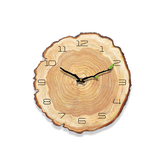 (C) Decorativ Vintage Wooden Clock Cafe Office Home Kitchen Wall Decor Silent Clock Design Art Large Wall Clock Gift Home Wallclock