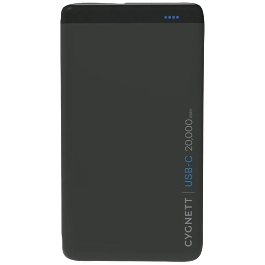 Cygnett ChargeUp Pro 20000 mAh 63W USB-C Power Bank - Black