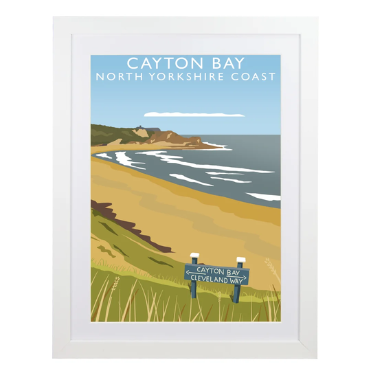 Cayton Bay by Richard O'Neil - Graphic Art Print on Paper