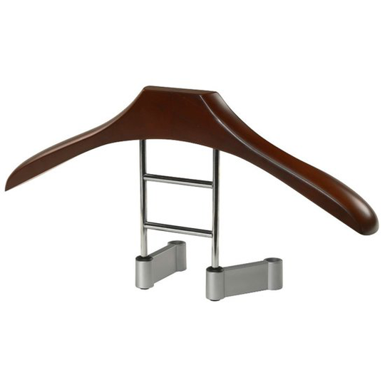 Wooden clothes hanger for the headrest - 45cm - incl. 4 adapters (8/10 / 12mm) HB A67W