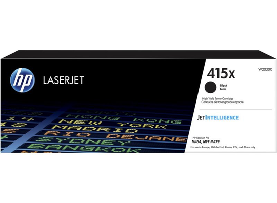 HP 415X High Yield Black Toner Cartridge W2030X