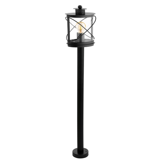 Inigo Antique Sliver 1-Light 103Cm H Hardwired Lamp Post