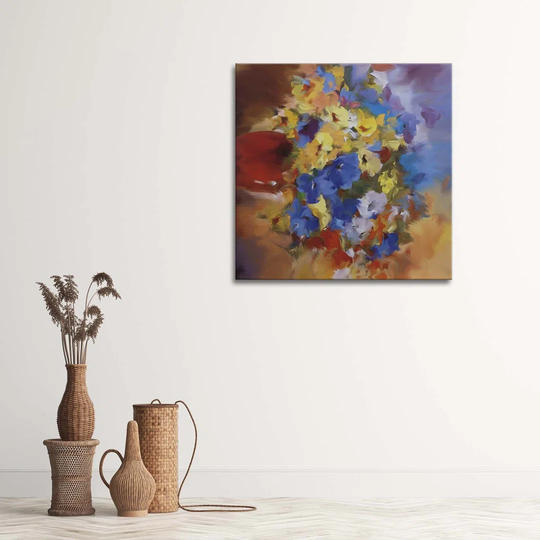 Canvas Print Still Life Flowers Bouquet