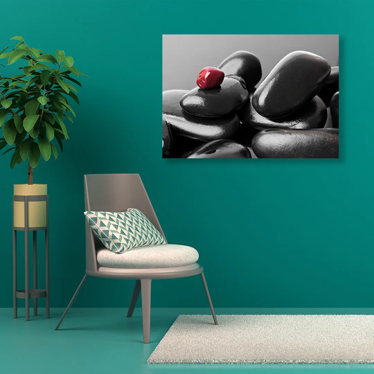 Canvas Print, Religious Black 16841