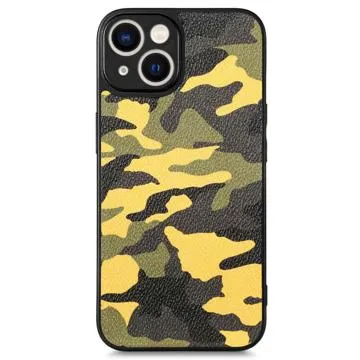 Camouflage Series iPhone 14 Plus Hybrid Case - Yellow