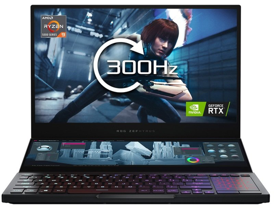 Asus ROG Zephyrus Duo 15 SE Ryzen 9 16GB 1TB SSD RTX 3070 with ROG Boost 15.6" FHD Win10 Home Dual Screen Gaming Laptop