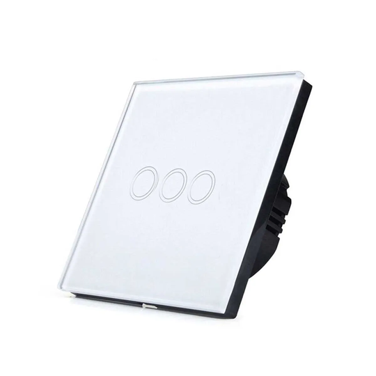 ENER-J Wifi Smart 3 Gang Touch Switch No Neutral Needed White Body