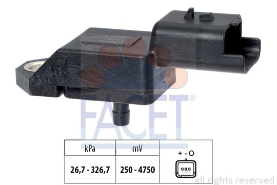 Air Pressure Sensor, height adaptation Made in Italy - OE Equivalent 103134