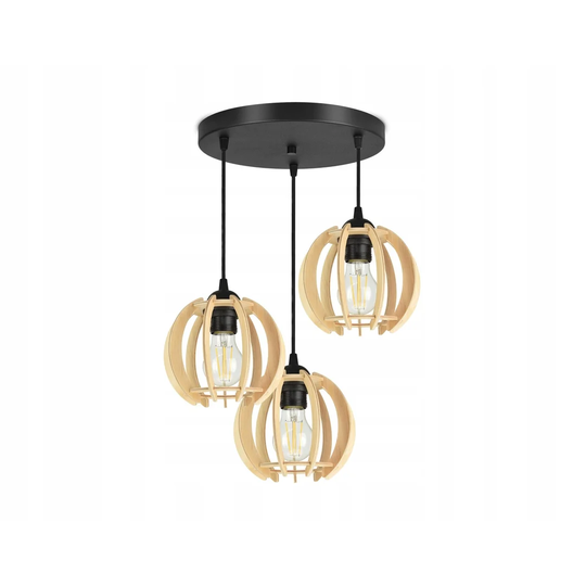 Wooten 3 - Light Cluster Globe Pendant