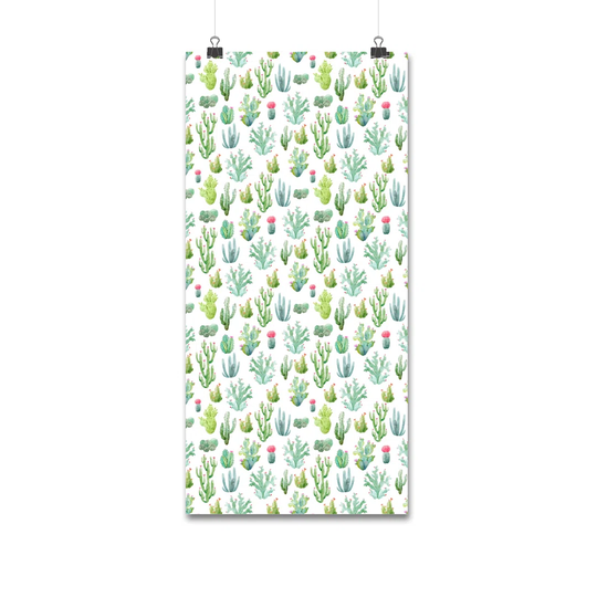 Walllpaper Roll 208X146cm Mural Decoration Kitchen Livingroom Bedroom Wallpaper Material With Print - Tiny Cacti Plants Leaves
